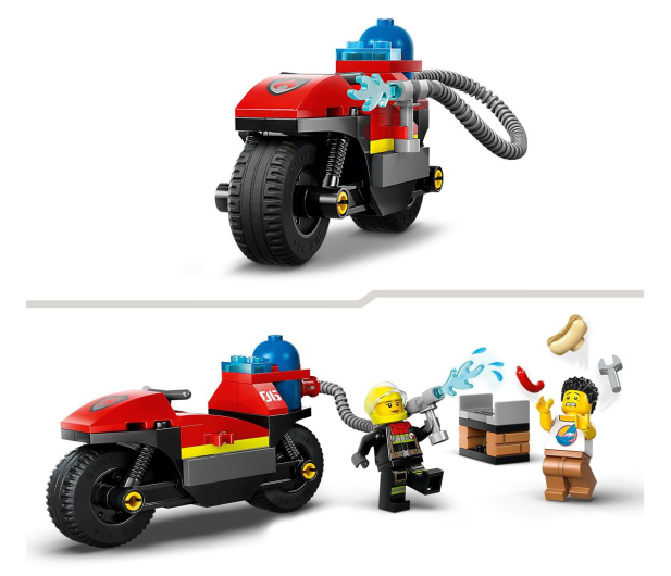 LEGO City 60410 Strażacki motocykl ratunkowy - 1202611 - zdjęcie 3